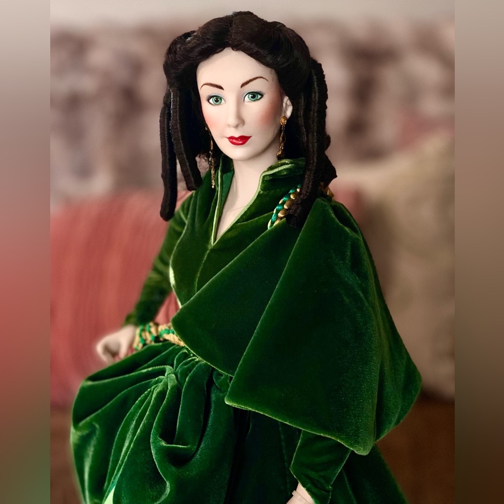 Scarlett OHara Franklin Mint Jubilee Edition Porcelain Doll Gone with the Wind